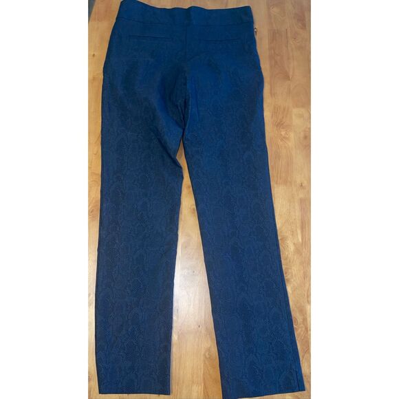 Margaret M Slimming Pant Pull On Black snake print Casual Career Womens Size M - Picture 8 of 8
